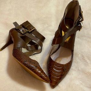 Brown Michael Kors heels